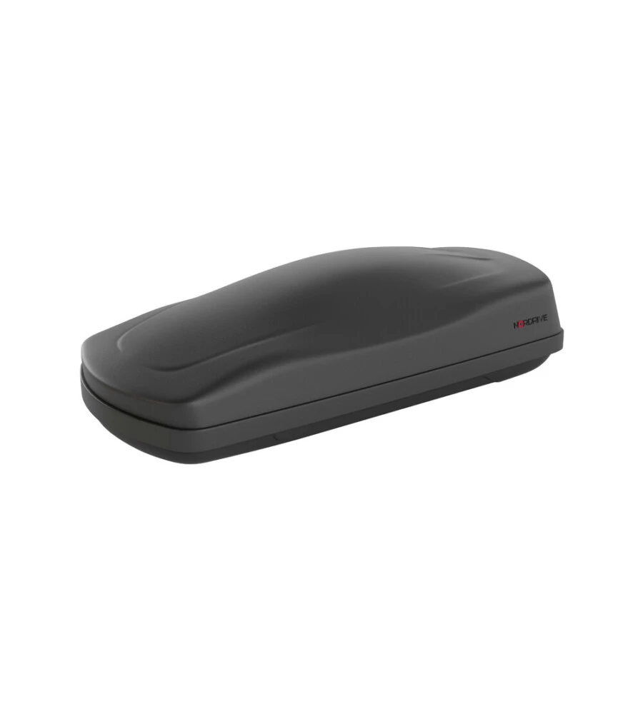 BOX TETTO PER AUTO NORDRIVE 400 LITRI IN ABS NERO GOFFRATO - N60040