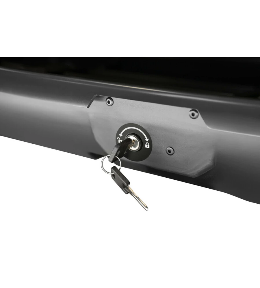 BOX TETTO PER AUTO NORDRIVE 400 LITRI IN ABS NERO GOFFRATO - N60040
