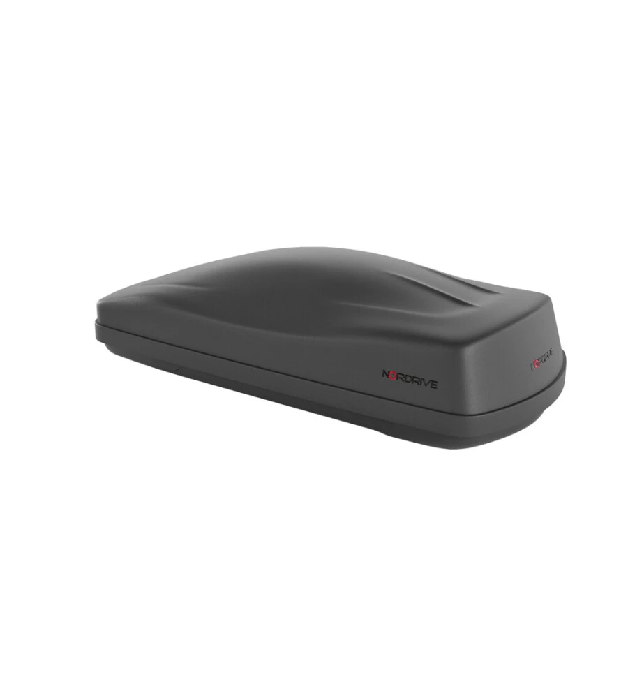 BOX TETTO PER AUTO NORDRIVE 400 LITRI IN ABS NERO GOFFRATO - N60040