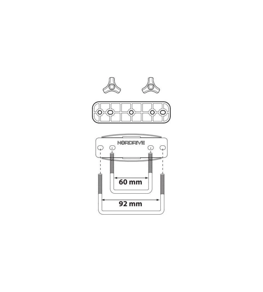 BOX TETTO PER AUTO NORDRIVE 400 LITRI IN ABS NERO GOFFRATO - N60040