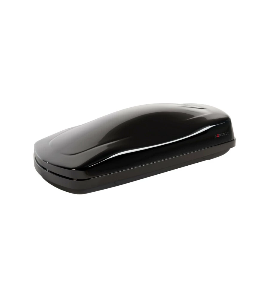 BOX TETTO PER AUTO NORDRIVE 400 LITRI IN ABS NERO LUCIDO - N60041