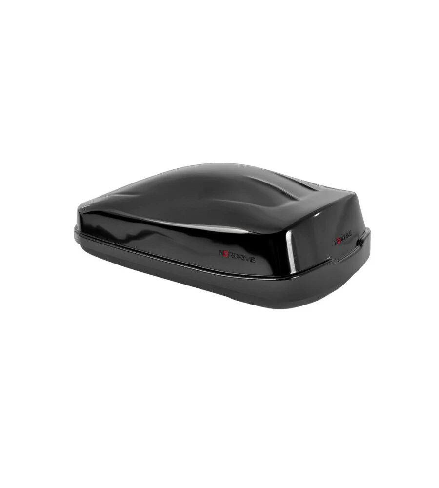 BOX TETTO PER AUTO NORDRIVE 480 LITRI IN PST NERO LUCIDO - N60046