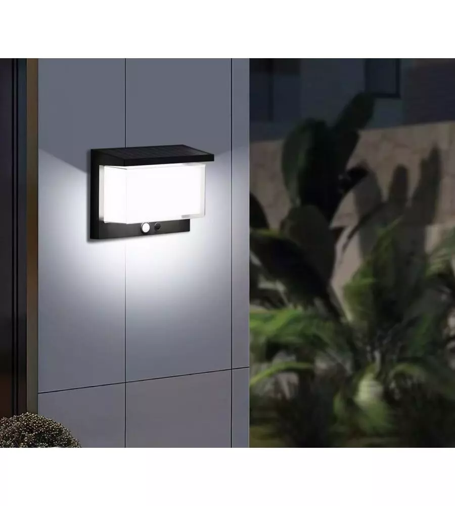 Luce solare da parete con sensore di movimento EuroGarden 2W