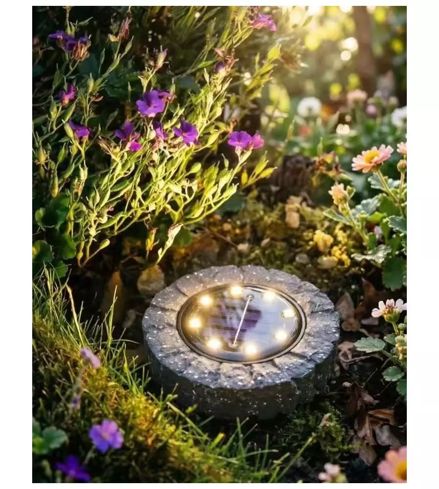 Segnapasso solare da terra EuroGarden bianco caldo 11,6 cm