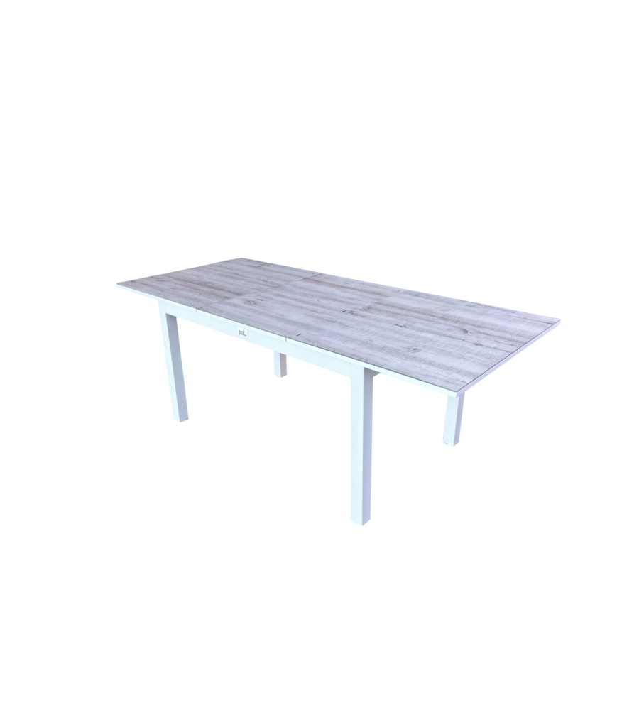 Tavolo da esterno allungabile EuroGarden in alluminio grigio 210/150x90x75 cm