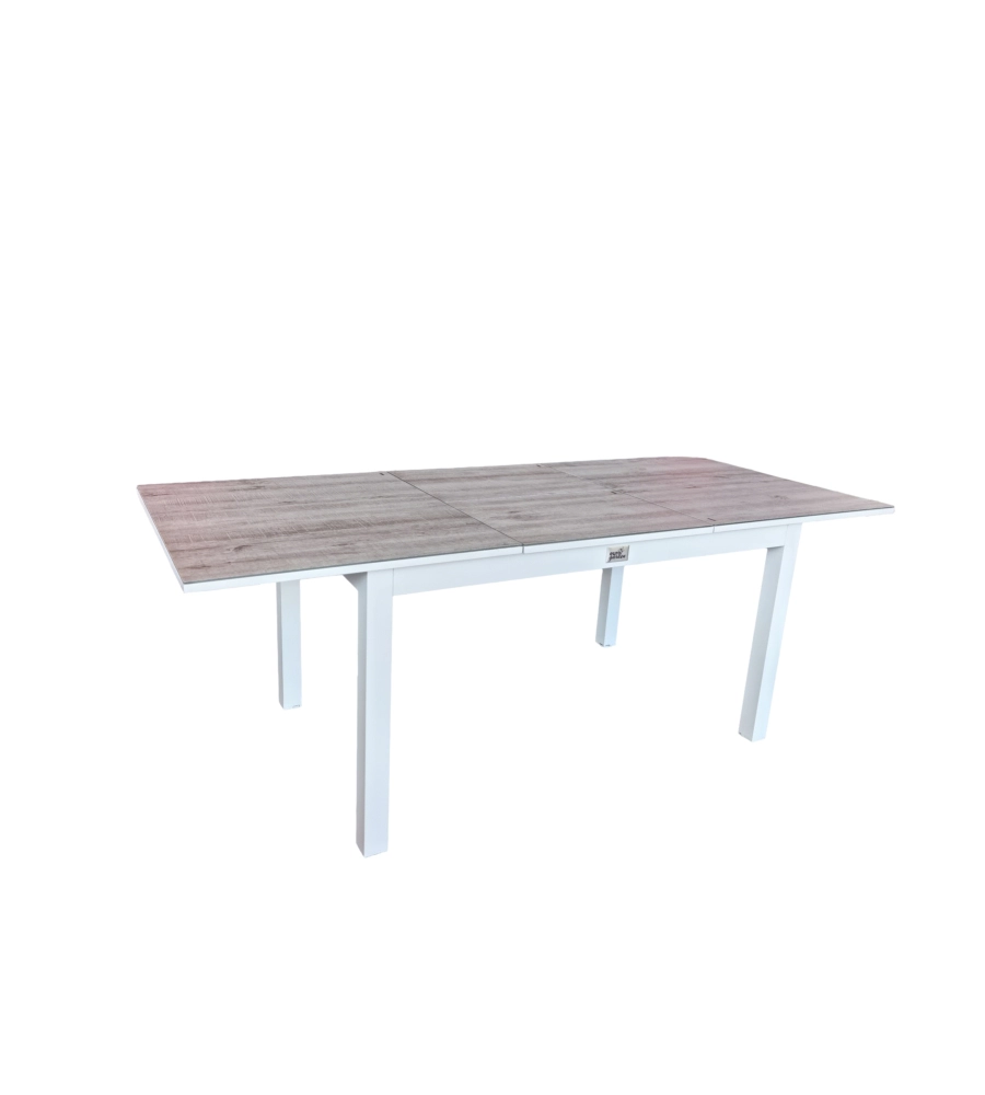 Tavolo da esterno allungabile EuroGarden in alluminio grigio 210/150x90x75 cm