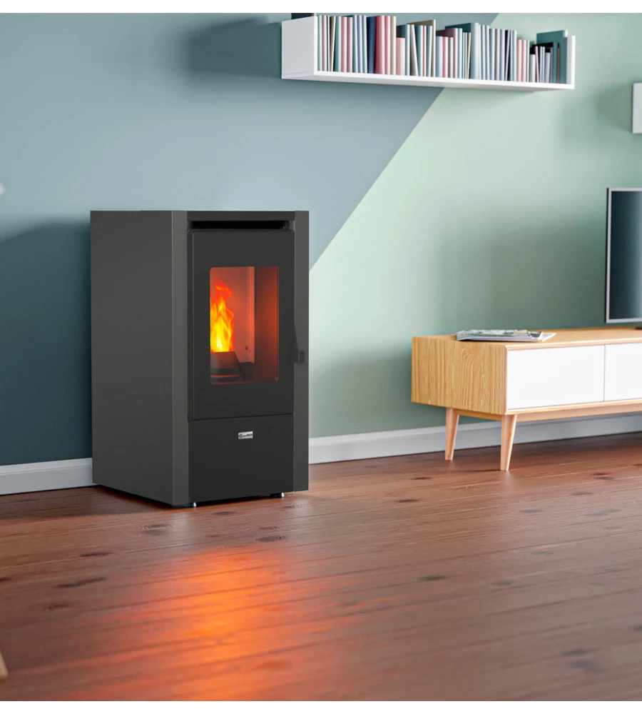 STUFA A PELLET CANADIAN STOVE "KLEO" GRIGIO 6,2 KW