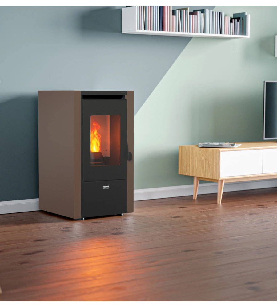 STUFA A PELLET CANADIAN STOVE "KLEO" RUGGINE 6,2 KW