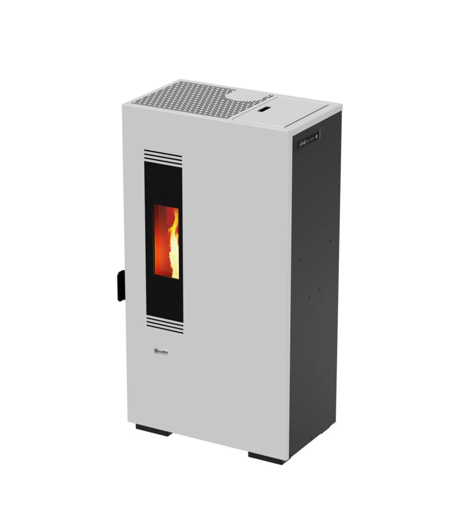 STUFA A PELLET CANADIAN STOVE "SLIMMY 6" BIANCO 6 KW