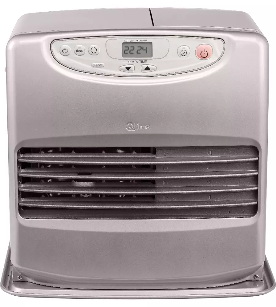 STUFA A COMBUSTIBILE LIQUIDO QLIMA "SRE 8040 TC" ARGENTO 4 KW