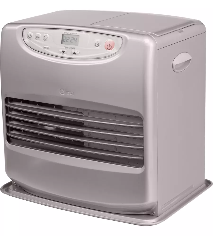 STUFA A COMBUSTIBILE LIQUIDO QLIMA "SRE 8040 TC" ARGENTO 4 KW