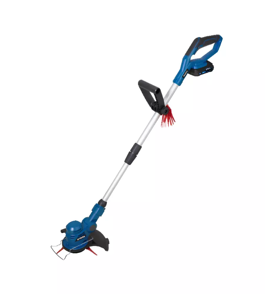 TAGLIAERBA E TAGLIABORDI A BATTERIA HYUNDAI 2 BATTERIE 20V 4AH E CARICABATTERIE - COD. 25610, 25200, 25010, 25040