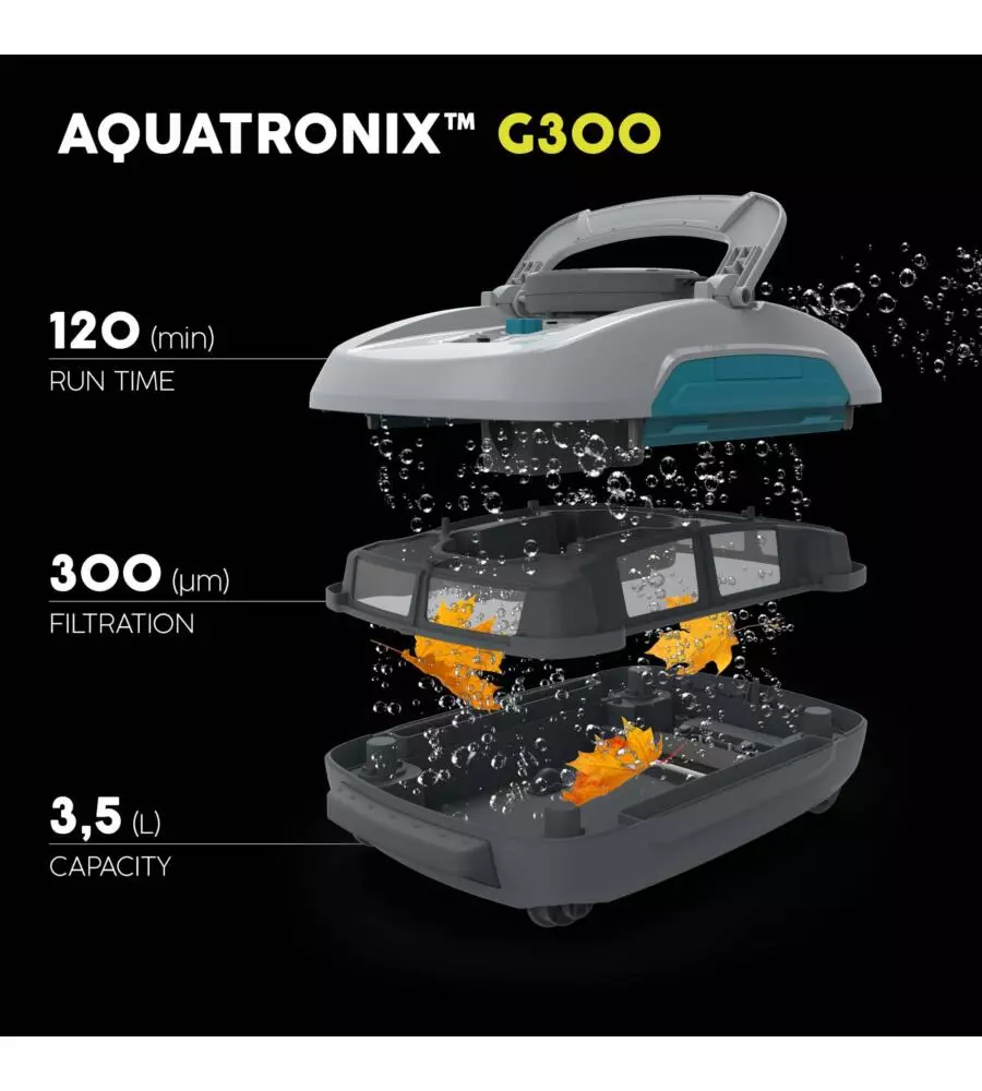 ROBOT PULIZIA PISCINA BESTWAY "AQUATRONIX G300" CON SKIMMER - COD. 58942
