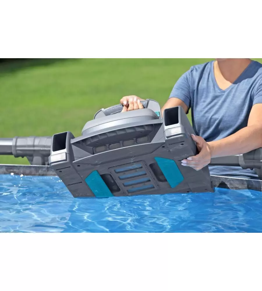 ROBOT PULIZIA PISCINA BESTWAY "AQUATRONIX G300" CON SKIMMER - COD. 58942