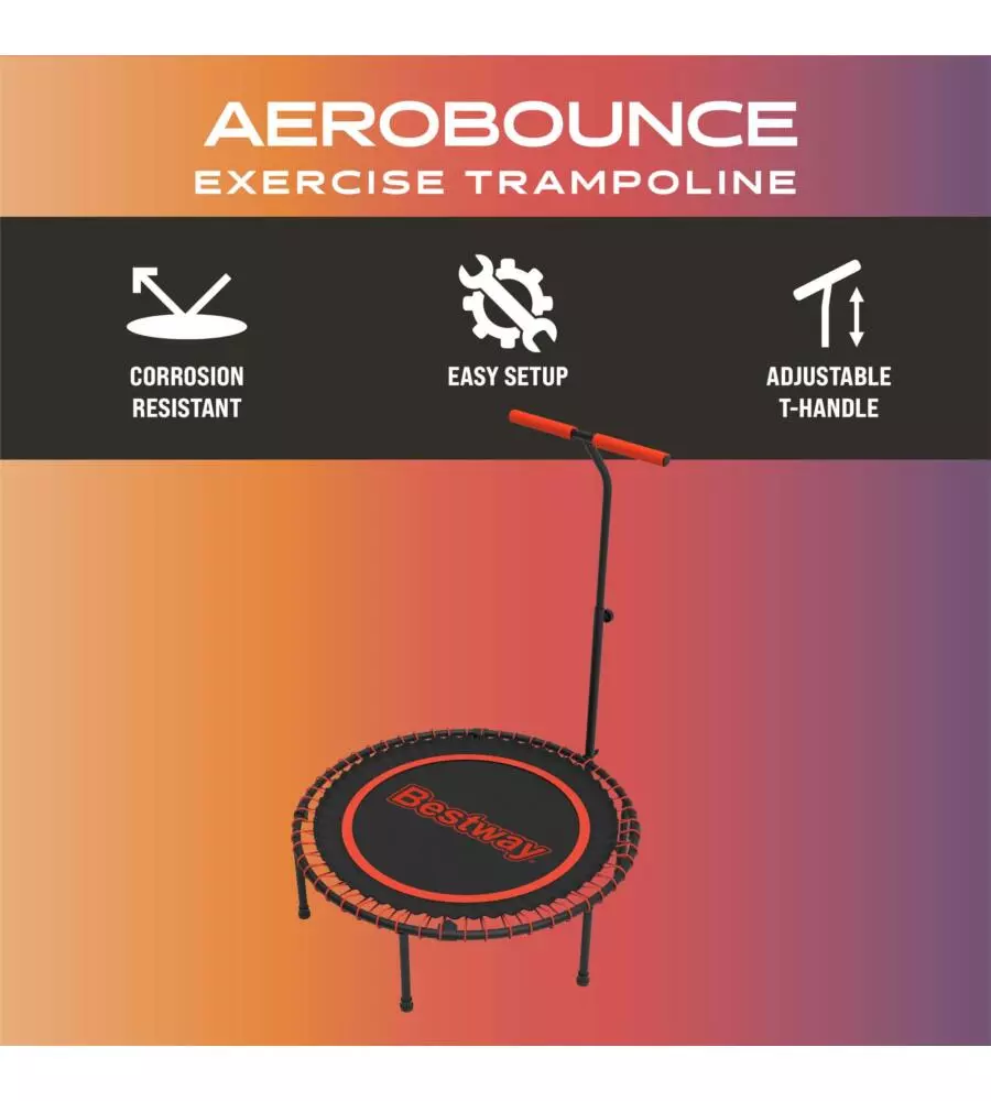 TRAMPOLINO ELASTICO BESTWAY "AEROBOUNCE" PER FITNESS