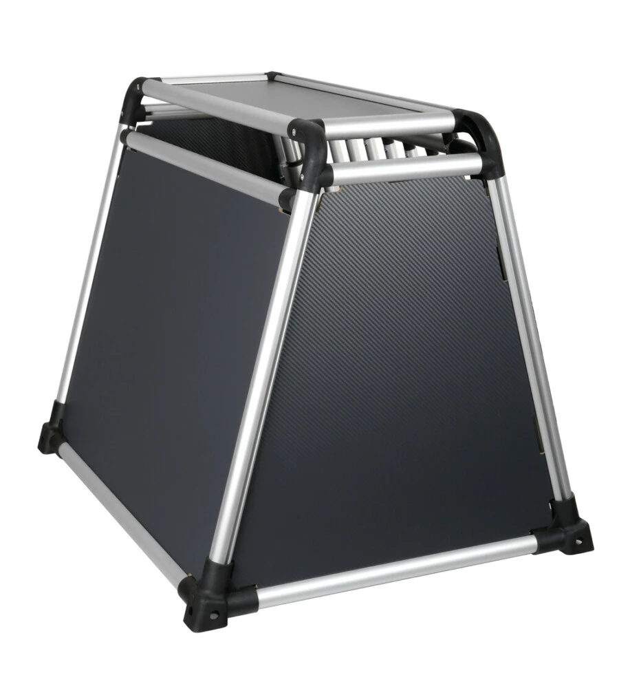 Trasportino animali per auto Lampa "Premium Type 2" in lega di alluminio 80x65x66 cm - cod. 60502