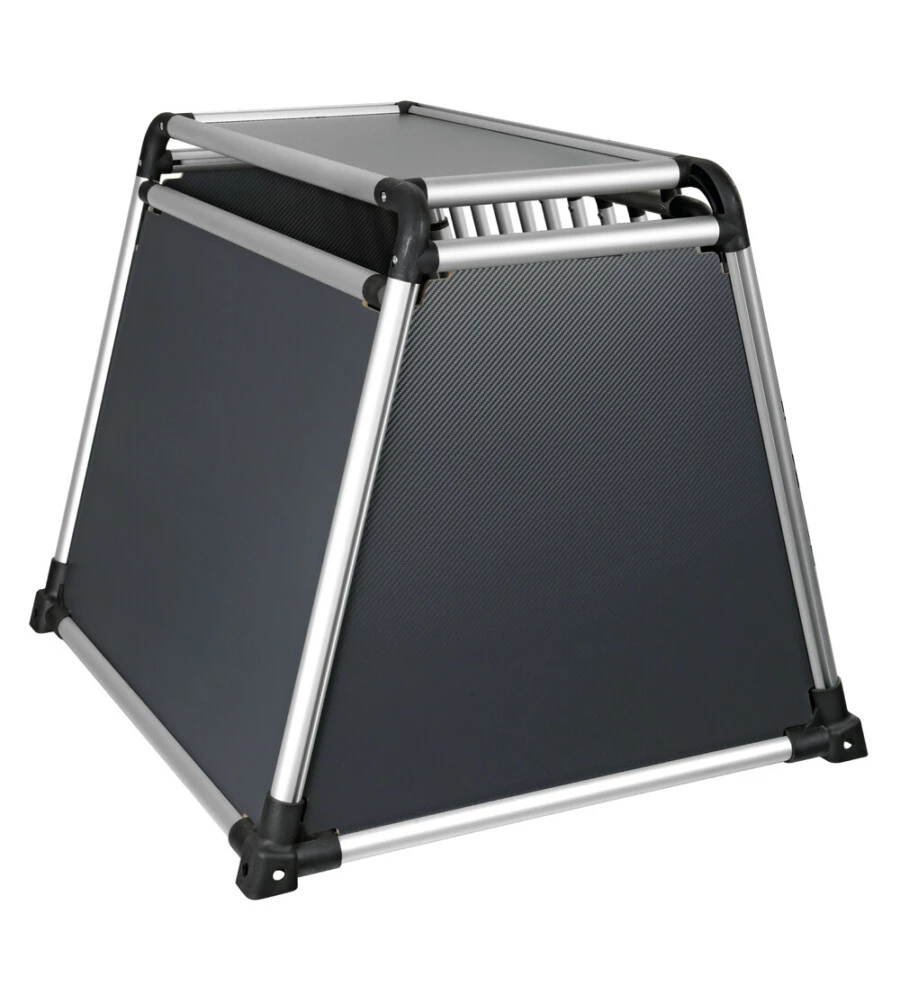 Trasportino animali per auto Lampa "Premium Type 3" in lega di alluminio 83x73x66 cm - cod. 60503