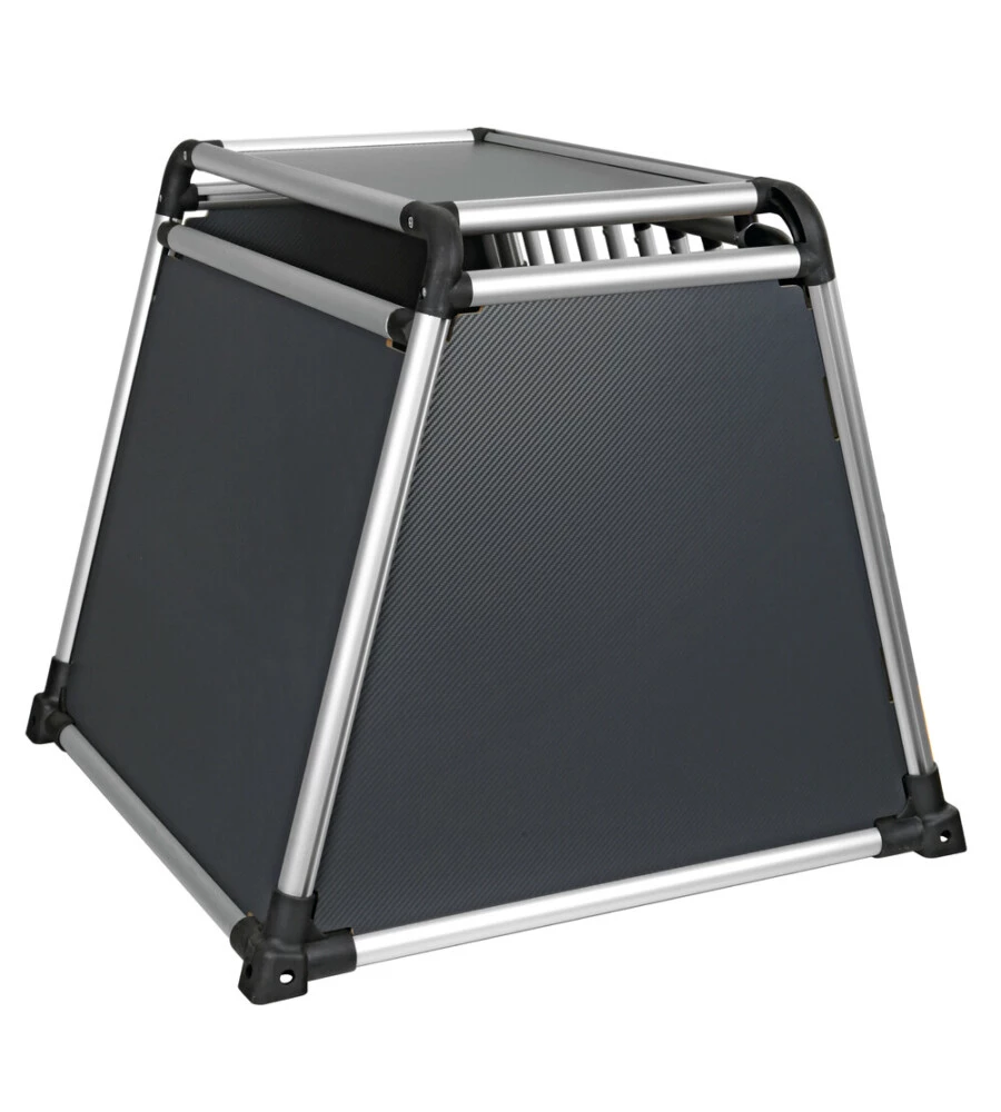 Trasportino animali per auto Lampa "Premium Type 5" in lega di alluminio 75x75x66 cm - cod. 60505