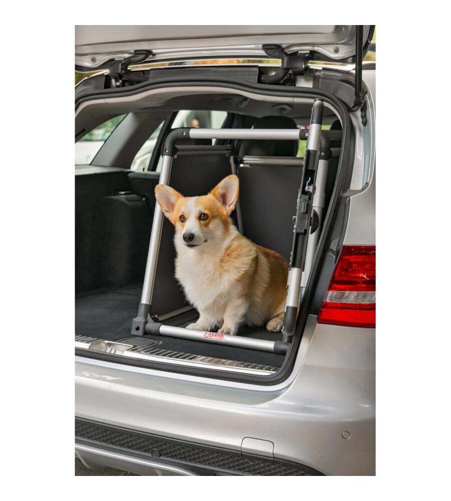 Trasportino animali per auto Lampa "Premium Type 6" in lega di alluminio 55x77x60 cm - cod. 60506