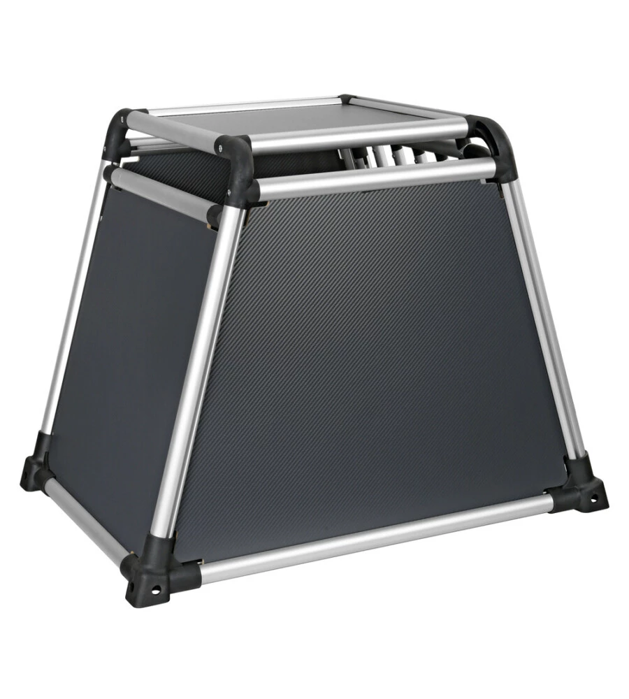 Trasportino animali per auto Lampa "Premium Type 6" in lega di alluminio 55x77x60 cm - cod. 60506
