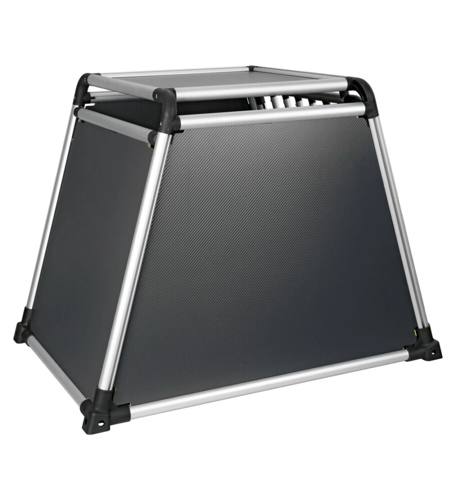 Trasportino animali per auto Lampa "Premium Type 9" in lega di alluminio 65x92x70 cm - cod. 60509