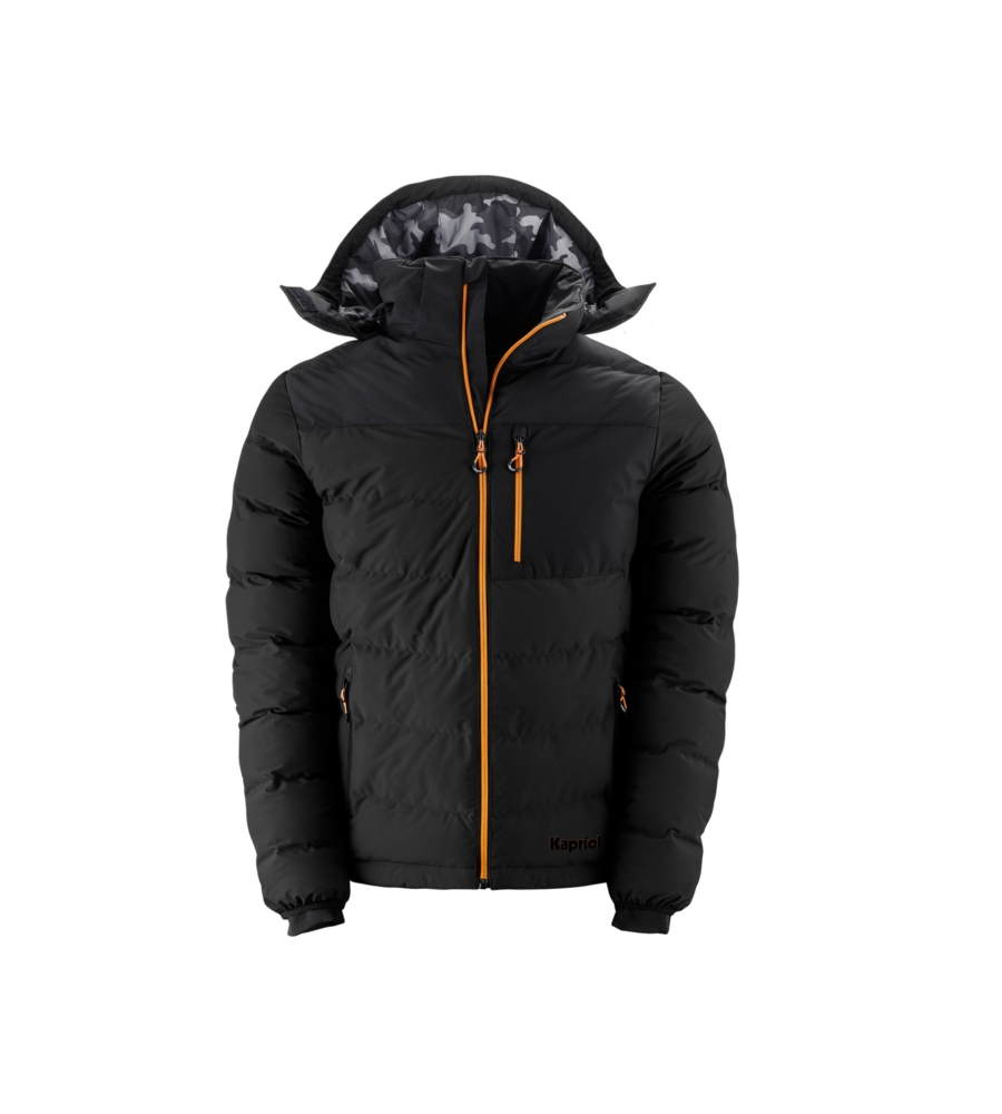 GIACCONE DA LAVORO CON CAPPUCCIO RIMOVIBILE KAPRIOL "THERMIC" NERO TG M