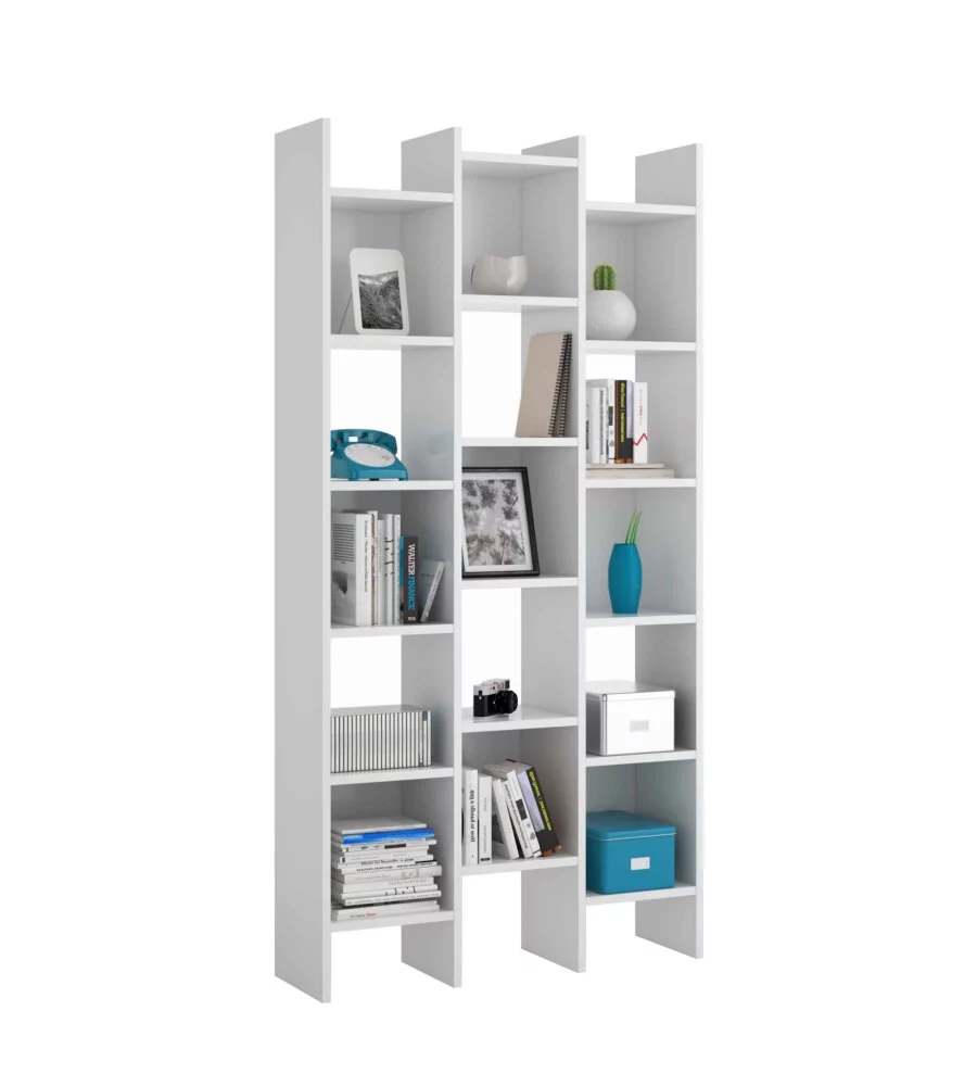 LIBRERIA "ITALIA" BIANCO OPACO 96X25X192 CM