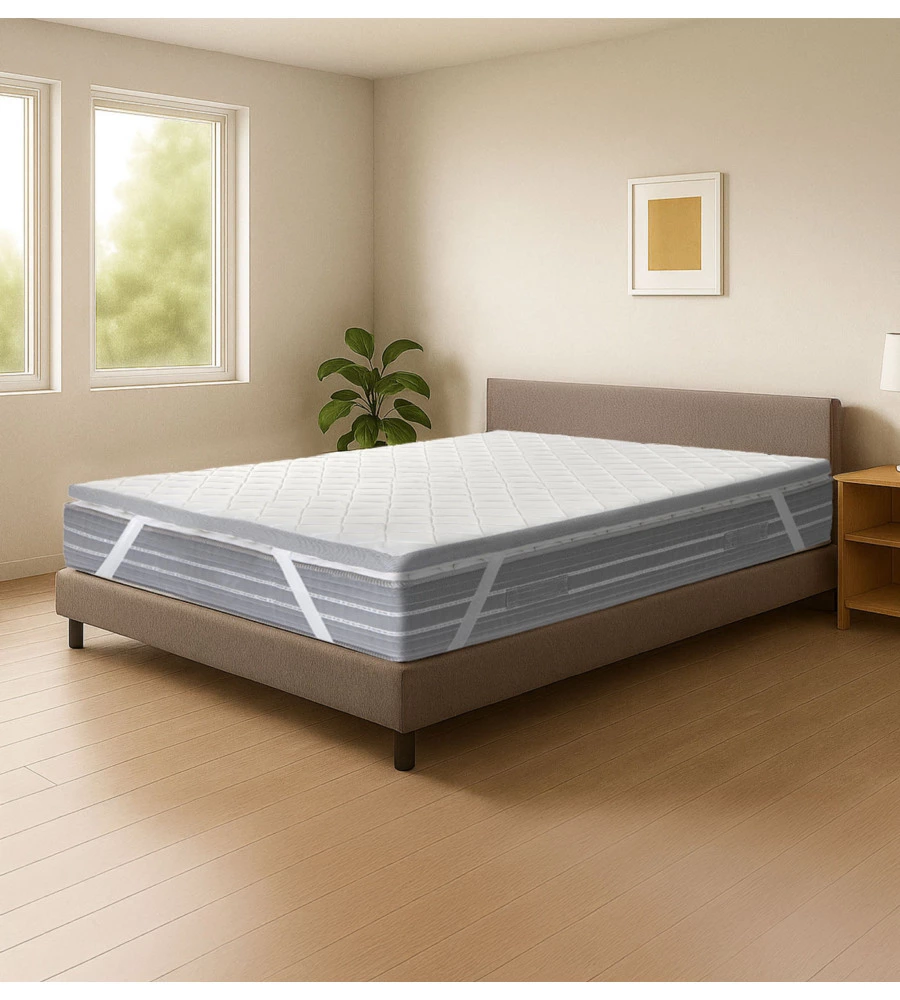 Topper piazza e mezza Dormir "Memory 3D" 140x190 cm
