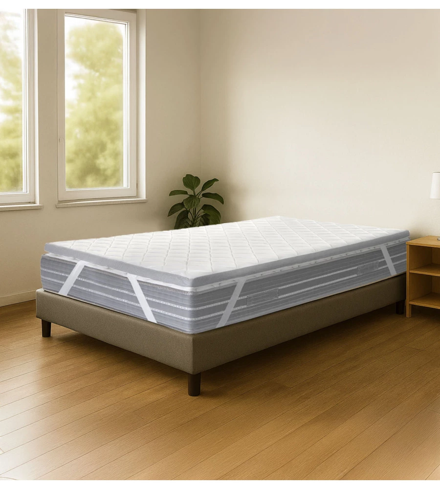 Topper piazza e mezza Dormir "Memory 3D" 120x190 cm