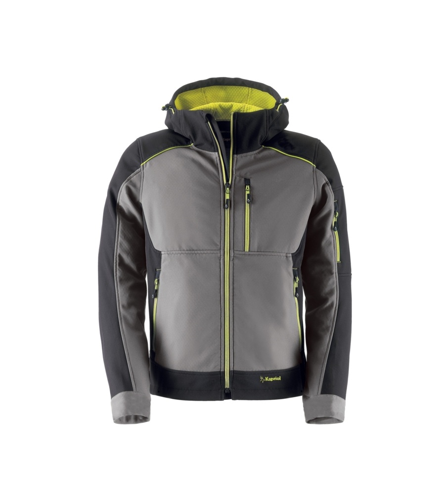 GIACCA DA LAVORO KAPRIOL "SOFTSHELL DYNAMIC" GRIGIO TG L