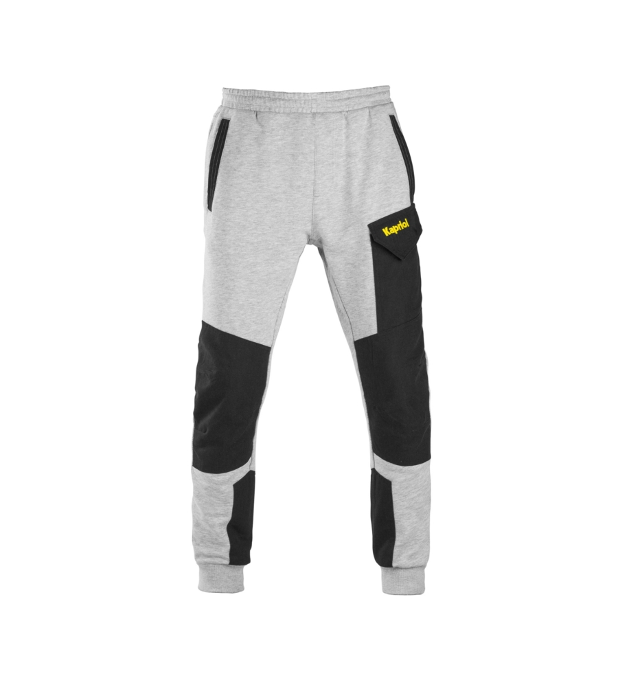 PANTALONI DA LAVORO KAPRIOL "SLICK" GRIGIO CHIARO TG XXL