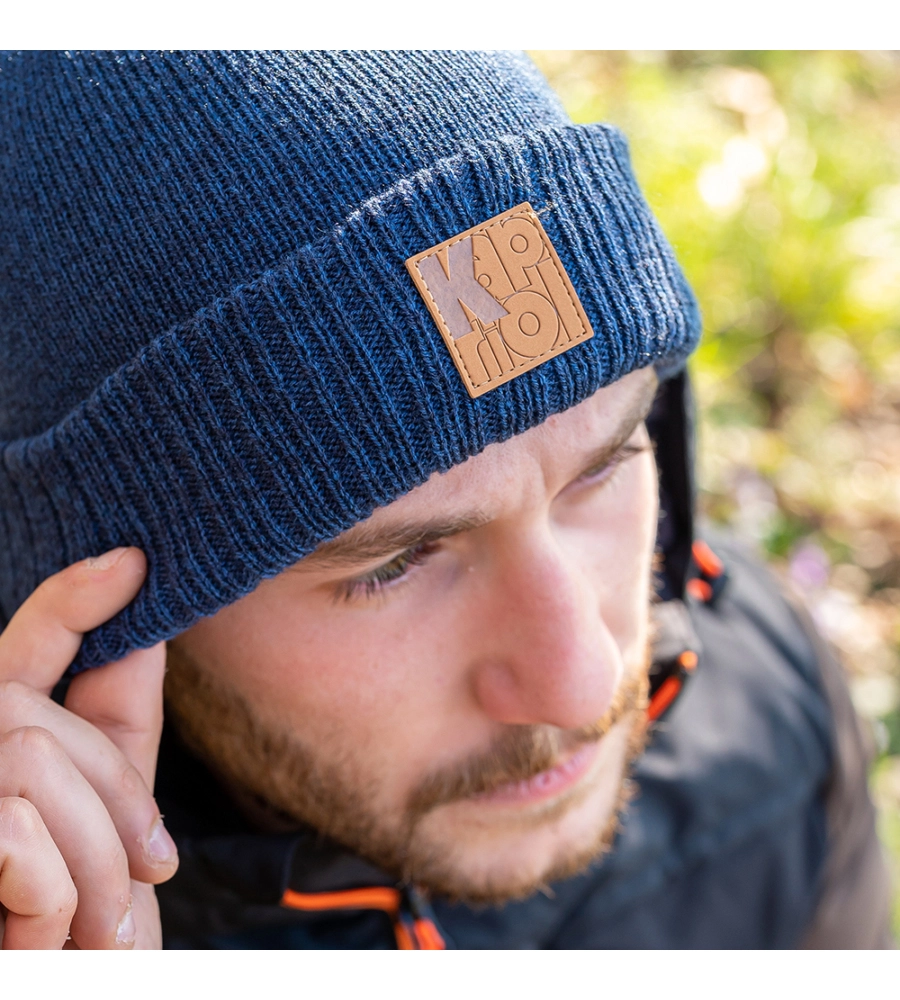 BERRETTO DA LAVORO KAPRIOL "WARM" BLU TG UNICA