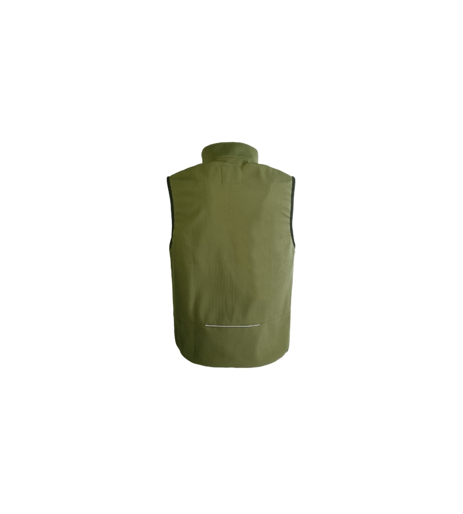 GILET DA LAVORO IN SOFTSHELL KAPRIOL "TECH" VERDE TG L