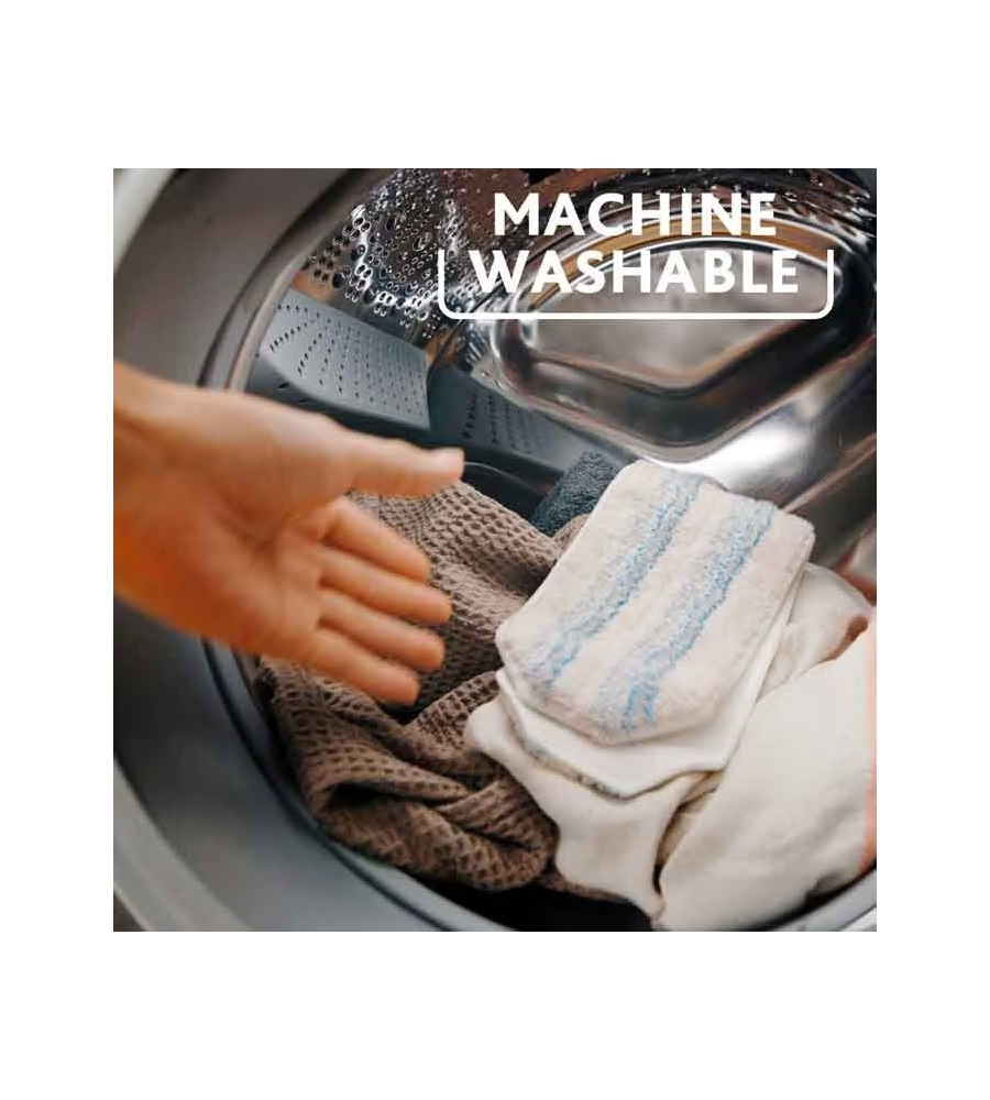 Sistema lavapavimenti Vileda "Flat Mop H2Pro" con piastra piatta