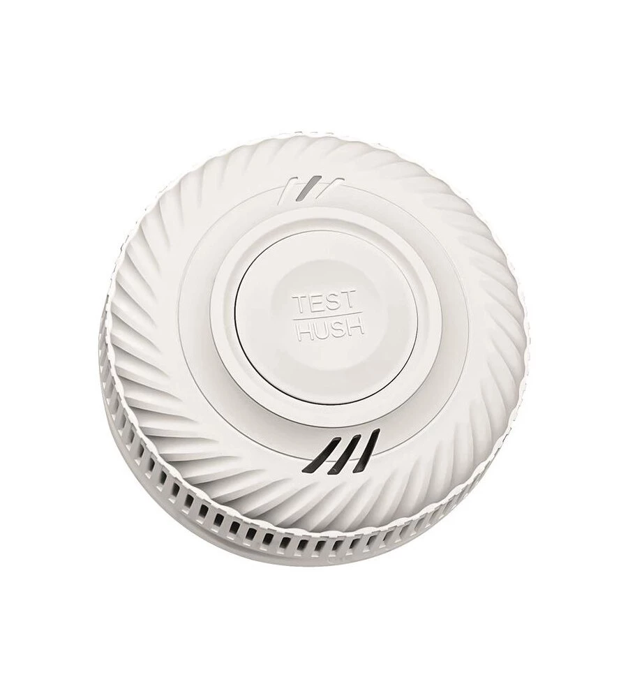 Rilevatore di fumo a batteria con doppio controllo fotoelettrico e a infrarossi