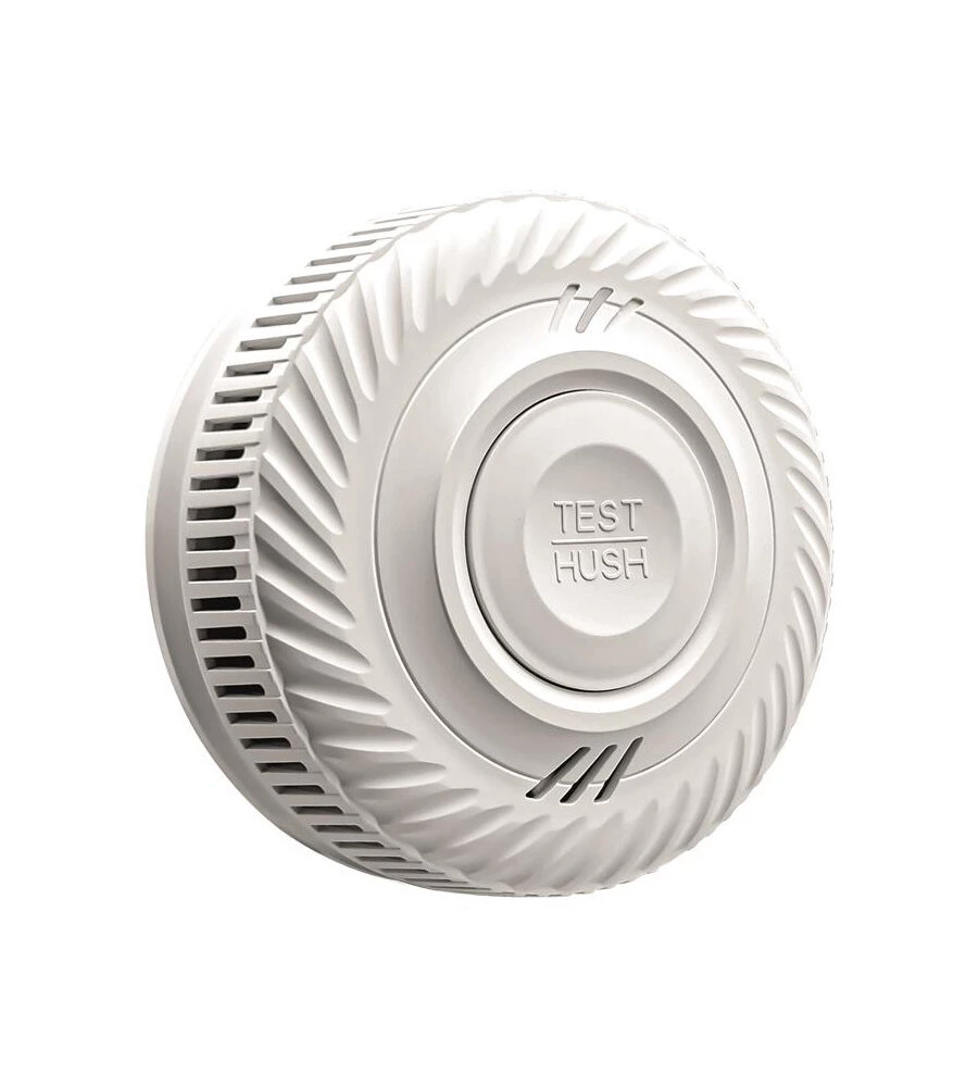 Rilevatore di fumo a batteria con doppio controllo fotoelettrico e a infrarossi