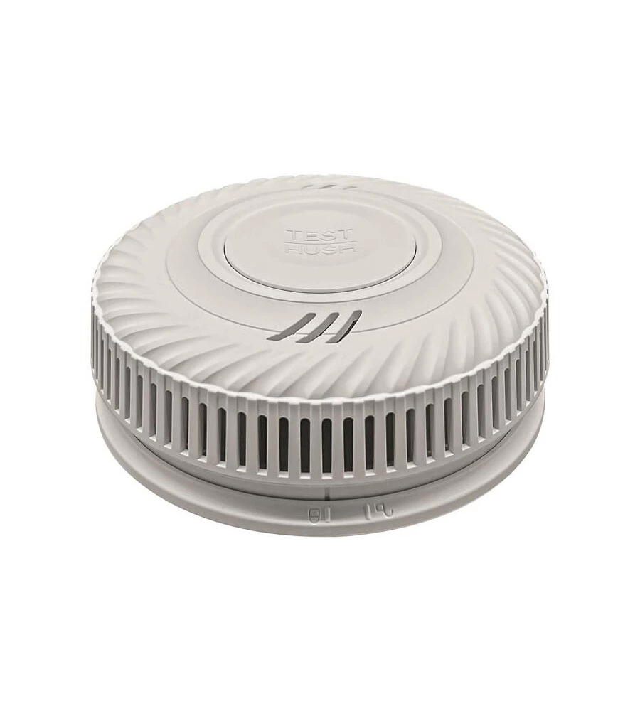 Rilevatore di fumo a batteria con doppio controllo fotoelettrico e a infrarossi