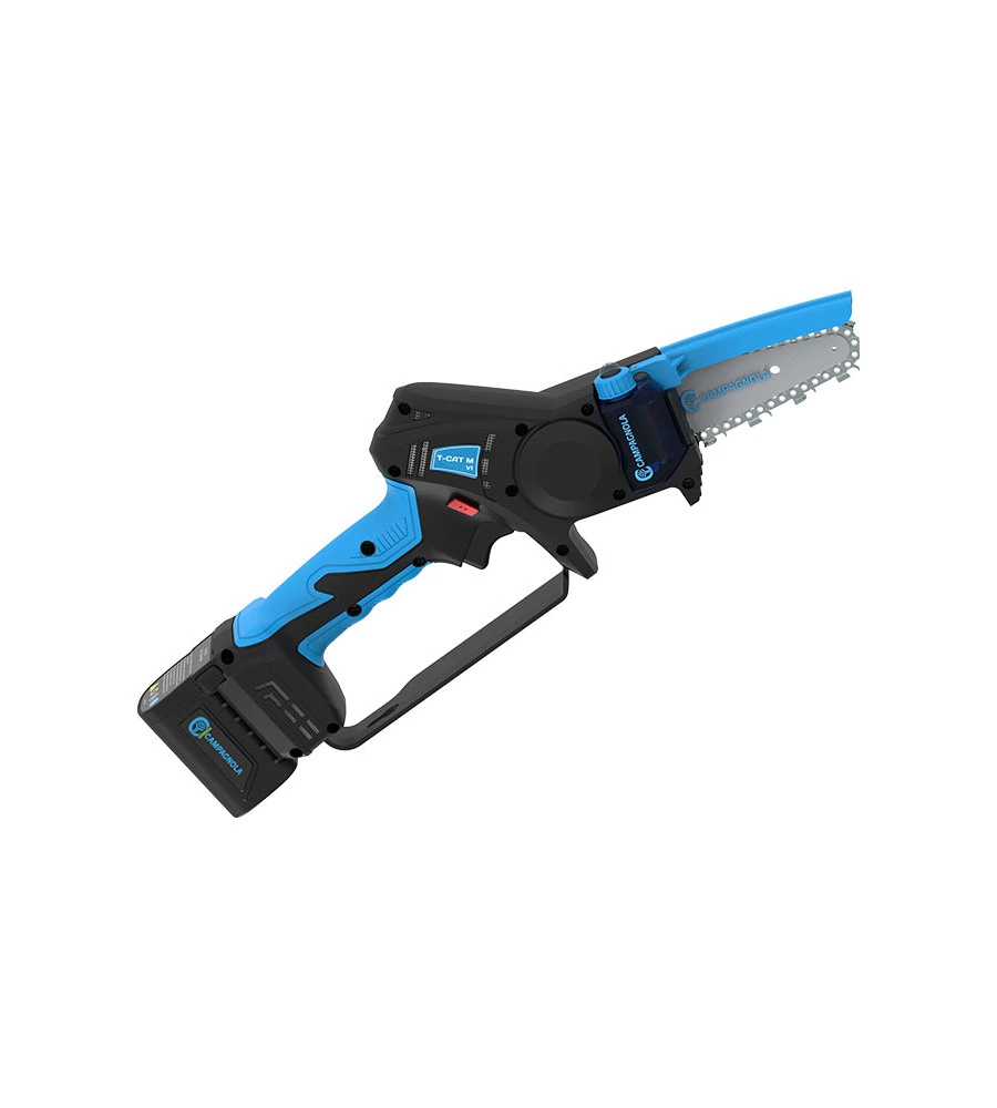 Potatore a catena a batteria Campagnola "T-CAT M V1" barra 10 cm 2 batterie 16V 2,5Ah