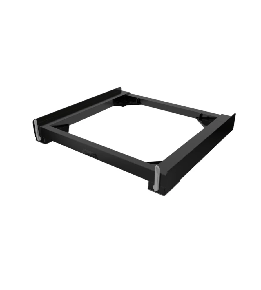 Base antivibrazione per lavatrice e asciugatrice con ruote e freni Meliconi "Move" nero 60x55x5,5 cm