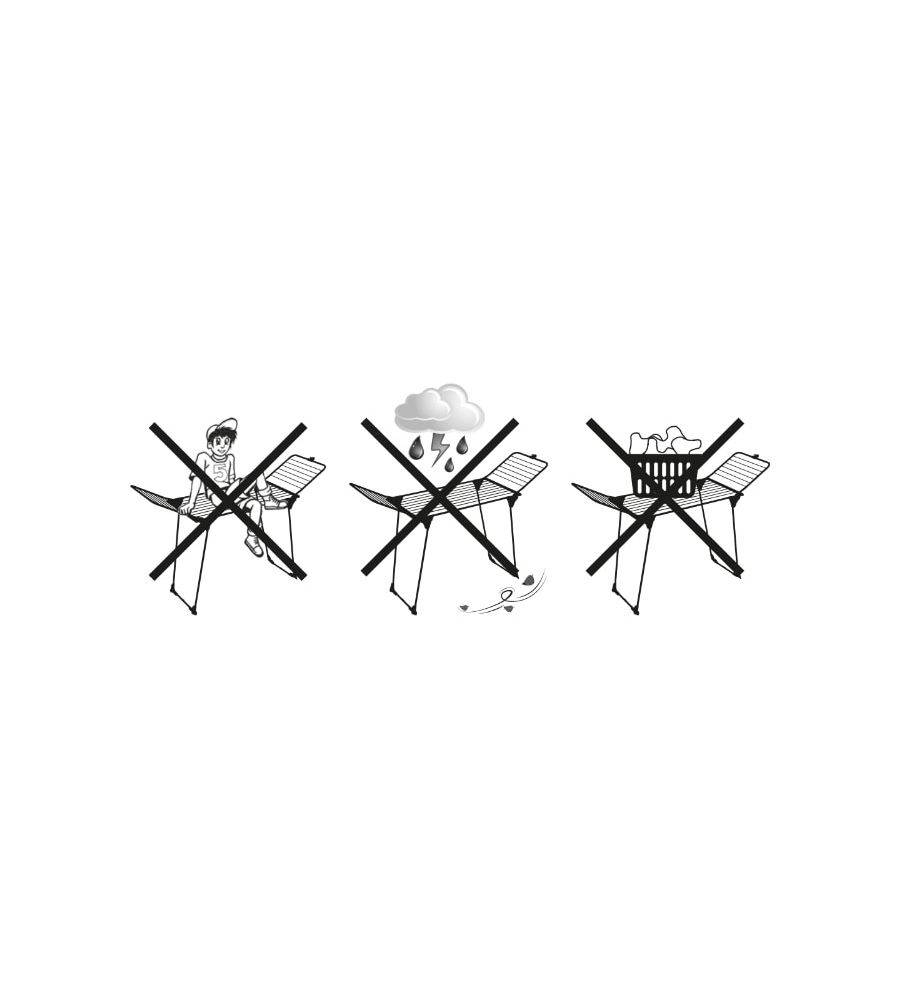 Stendibiancheria Vileda "Infinity Flex Ultimate" nero estensibile 117-205 cm