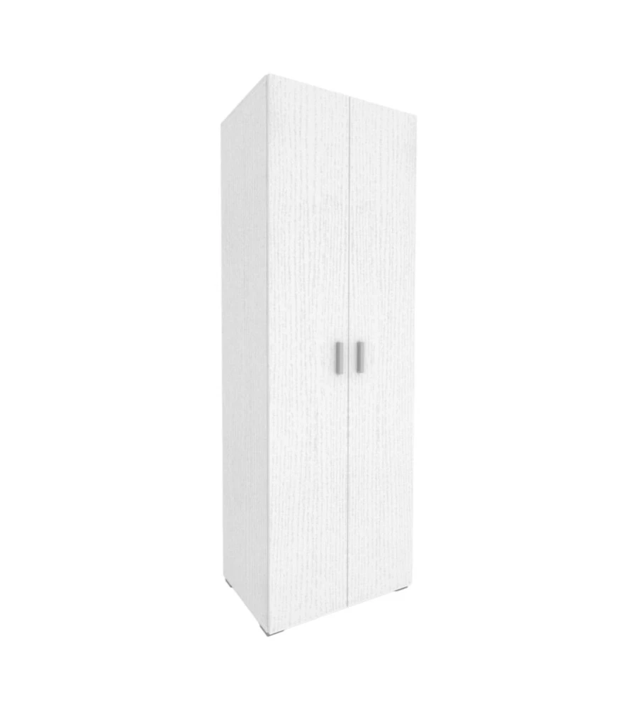 Mobile multiuso 2 ante bianco fiammato 66x45,1x194,3 cm