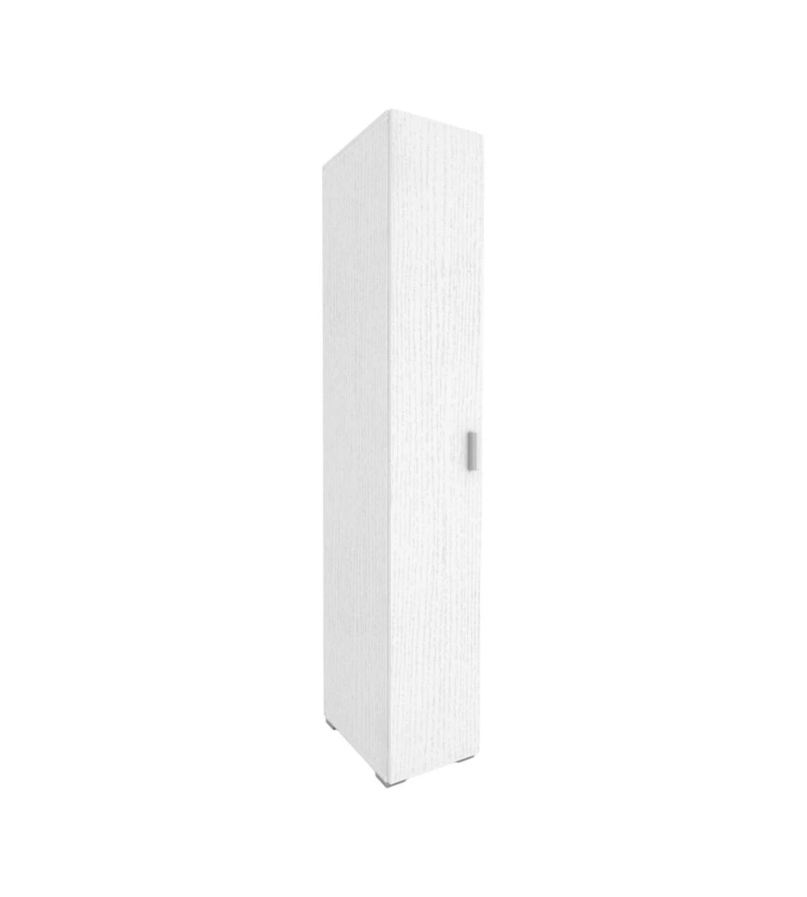 Colonna multiuso 1 ante bianco fiammato 33,2x45,1x194,3 cm