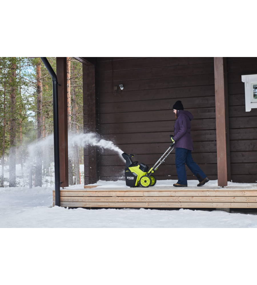 Spazzaneve a batteria Ryobi "RY18STX45A-240" 2 batterie 18V 4.0Ah e caricabatterie