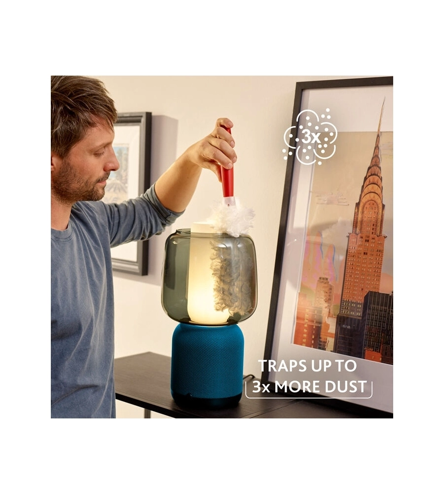 Cattura polvere Vileda "Flex and catch" con manico corto