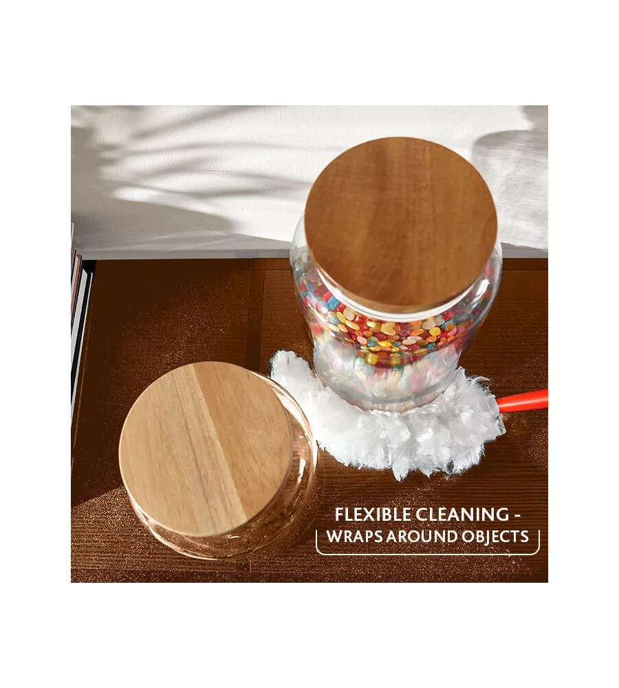 Cattura polvere Vileda "Flex and catch" con manico corto