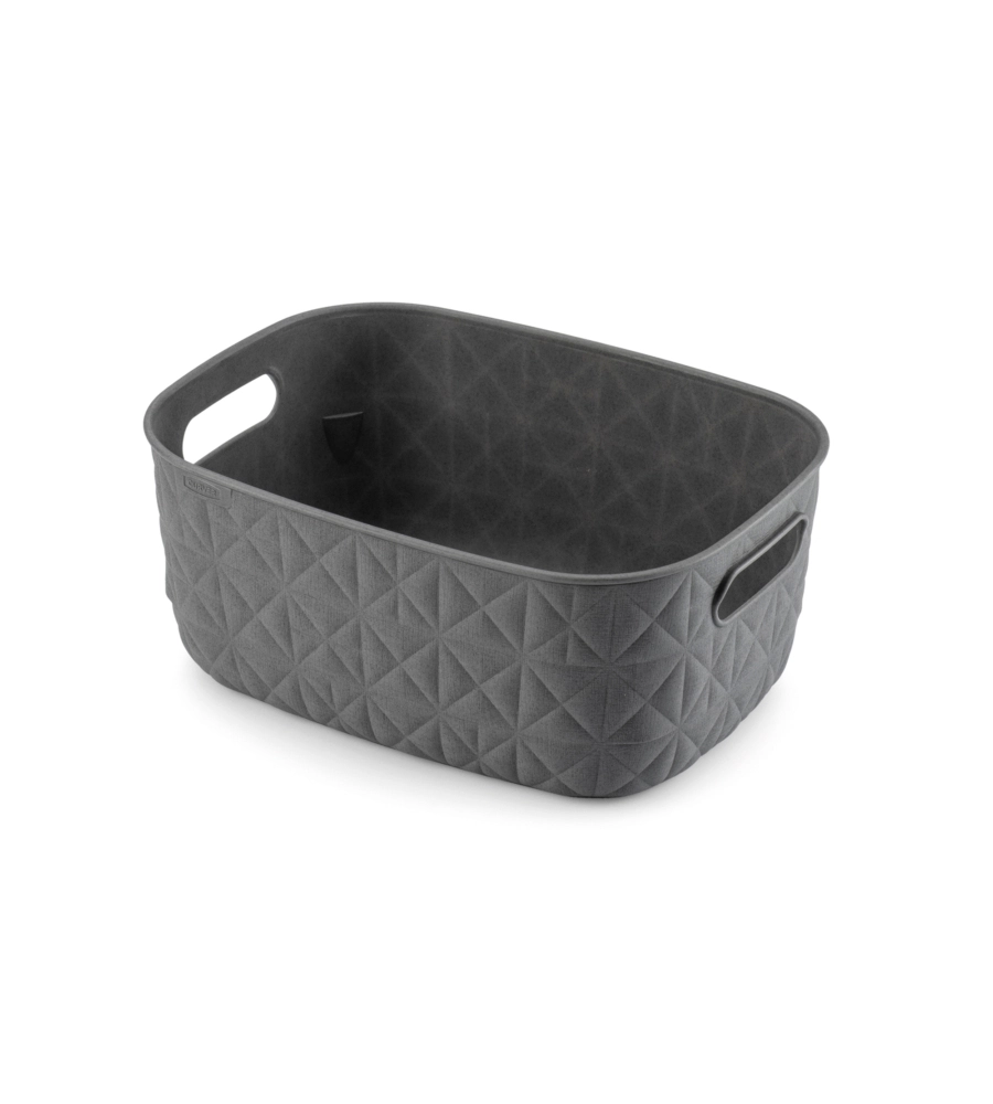 CESTO PORTABIANCHERIA KETER "CURVER SOFTEX" ANTRACITE 26,4X19,4X11,1 CM