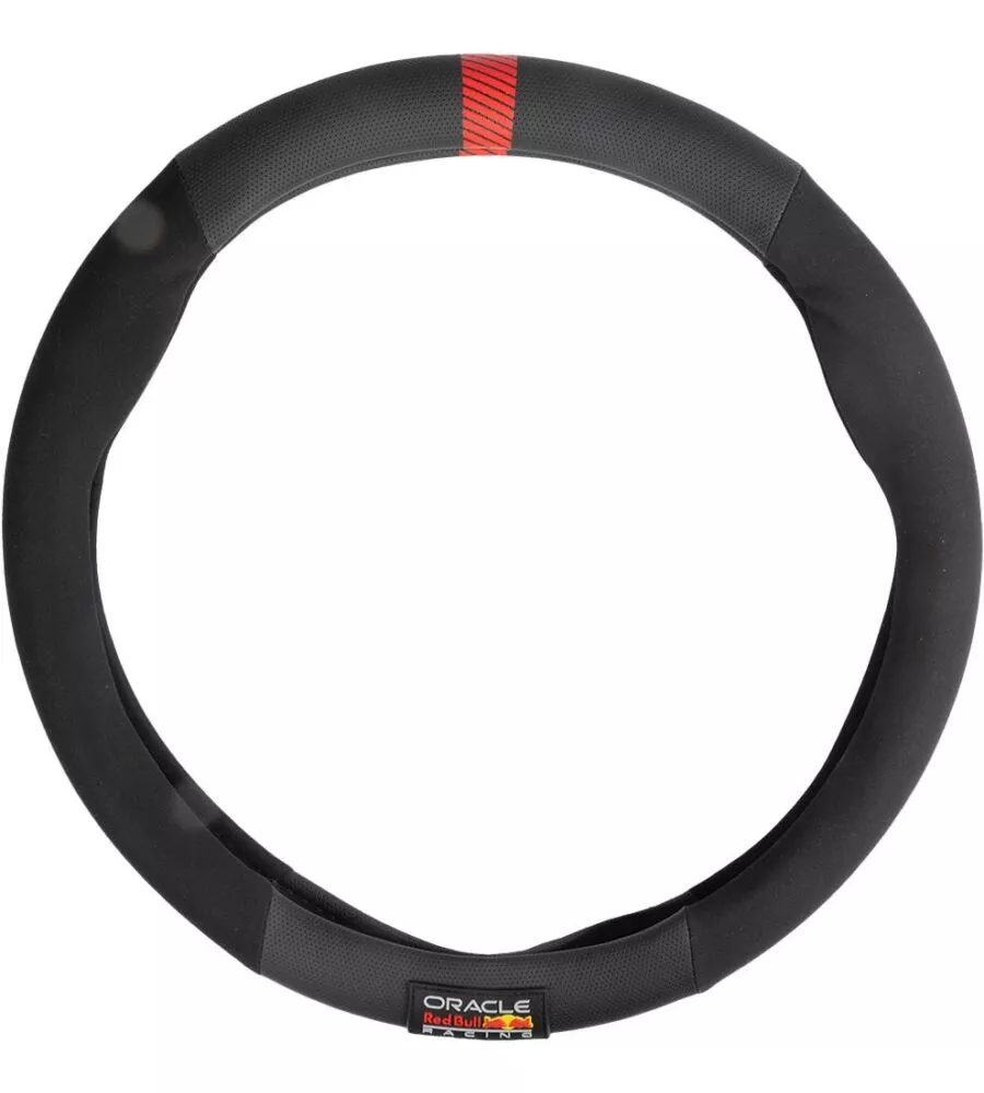 Coprivolante auto universale RedBull "Powerbar" nero e rosso 38 cm
