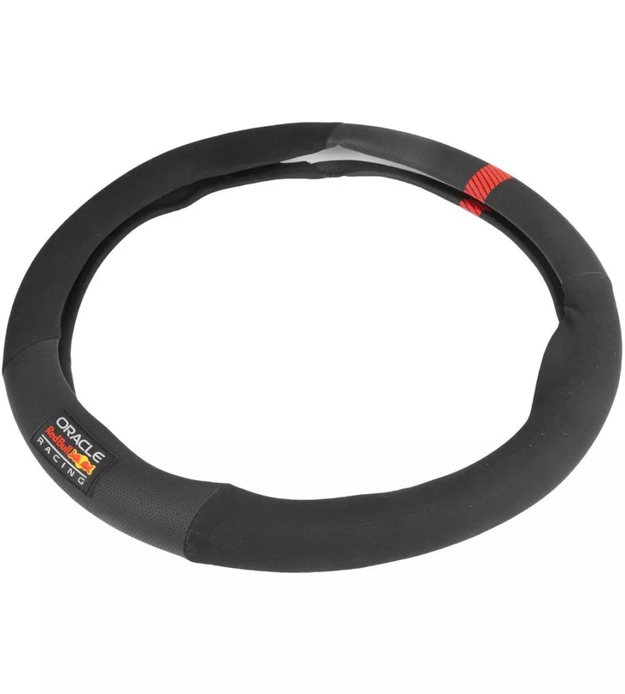 Coprivolante auto universale RedBull "Powerbar" nero e rosso 38 cm