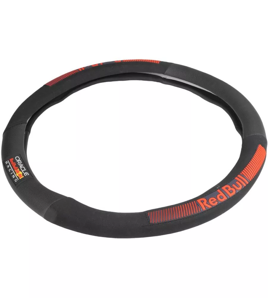 Coprivolante auto universale RedBull "Powerbar" nero e rosso 38 cm