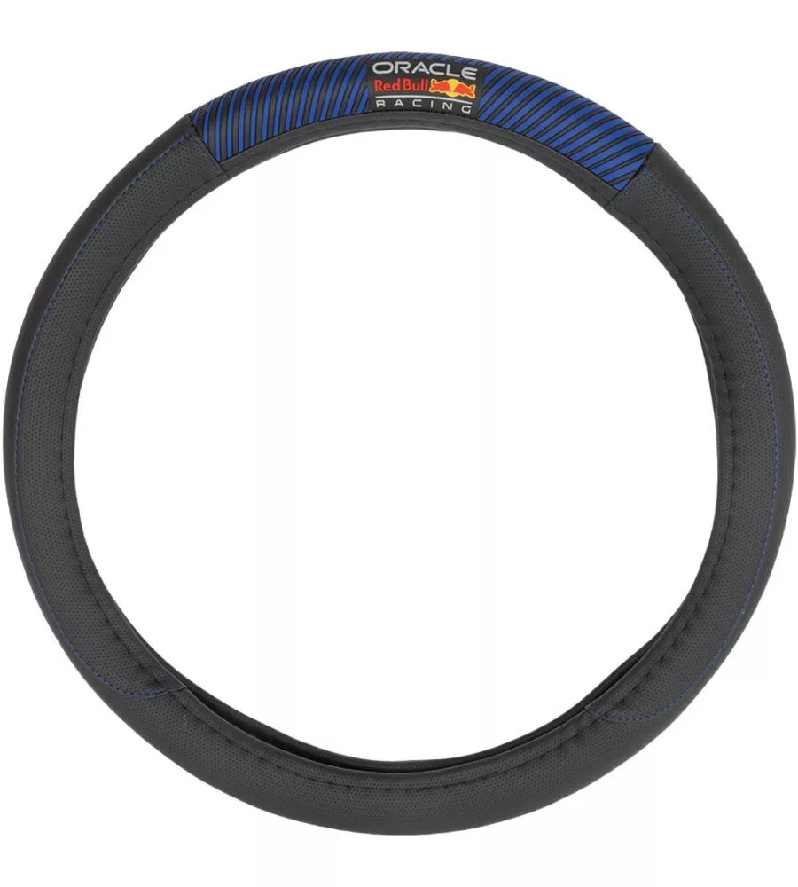 Coprivolante auto universale RedBull "Blended Lines" nero e blu 38cm